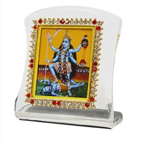 Religious Idol Acrylic Showpiece Figurine for Car Dashboard, Home & Office D?cor (Kali Ma)
