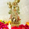 - Brass Krishna Murti Idol Statue Sculpture