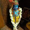 Fibreglass Vithoba Idol , 40 cm, Blue, 1 Piece