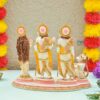 Lord Ram, Laxman, Goddess Sita, and Hanuman Polyresin Statue for Pooja Room, Home, and Office Decor