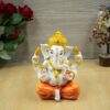 Ganesh Idol | Vinayaka Statue Ganpati Murti for Home Decor Beautiful Vinayak Ji Best & Office (Size -18x13 cm) (Sitting Ganesh)