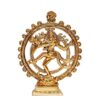 Metal Shiva Idol Natraj Statue for Home Decor,Gold Plated Dancing Shiva Natraja/Natrajan (Mahakal Murti) Showpiece Figurine Murti Deccoration & Gifts Article...