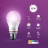 WiZ Neo 12W B22 Wi-Fi & Bluetooth LED Smart Bulb with Music Sync, Compatible with Amazon Alexa & Google Assistant, 16 Million Colours & Motion Sensing Technology | Pack of 1