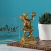 Brass Mahabali Hanuman with Sanjeevani Parvat Idol