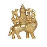 Brass Goddess Maa Durga Idol - Small Decorative Statue for Home Decor