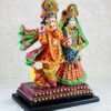 Radha Krishna Kishan Murti Idol Statue Sculpture - Resin (Radha Krishna Standing)