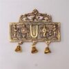 Wall Hanging Tirupati Balaji Symbol Shankh Chakra Tilak with Hanuman ji and garud Statue Gold Plating Antique Decorative for Home & Office Table Showpiece Figurines,R