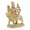 Brass Statue/Idol of Goddess Devi Durga Sherawali ShivShakti | Product Dimensions - LxBxH - 4x2x6 Inch, Weight - 850Gm