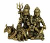 Brass Shiva Parvati Ganesh Shiv Pariwar Family Idol Murti Statue