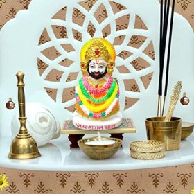 Khatu Shyam Statue | Khatu Shyam Idol for Home Decor, Gift & Pooja, Car Dashboard Statue | Shree Khatu Shyam ji Showpieces for Car Dashboard