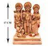 Ram Darbar Statue Set of 4 God Idols Ram, Sita, Laxman, Hanuman for Home Decor Pooja Decorative Showpiece - 17 cm