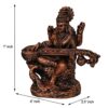 Webelkart Premium Saraswati Playing Veena Polyresin Showpiece for Home and Office Decor-Goddess Saraswati Showpiece| Saraswati Idol Statue Murti for Home (7 x 6 x 2.5 Inches)