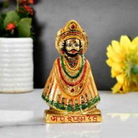 Beautiful Handcrafted Metal Khatu Shyam Ji Idol