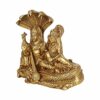 Version 1.0.0 Brass Lakshmi Vishnu Idol Statue 7 Inches Religious Deity Home Decor