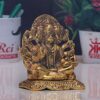 Panchmukhi Hanuman Metal Statue, Bajrangbali Idol for Pooja Room, Home and Office Decor, Religious Gift Article, Showpiece Figurine