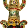 Brass Khatu Shyam Ji Idol Decorative Showpiece - 16 cm (Brass, Gold) | Pack of 1