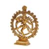 Metal Shiva Idol Natraj Statue for Home Decor,Gold Plated Dancing Shiva Natraja/Natrajan (Mahakal Murti) Showpiece Figurine Murti Deccoration & Gifts Article...