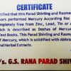 SHIVLING Mercury Parad Shivling 100 Gram (37 mm) , Multicolor