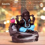 Ganesha Idol Home Decor Decoration Item for Diwali Gifts, Ganesh Chaturthi, Car Dashboard, Laxmi Ganesh Murti, Ganpati Statue Showpiece