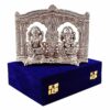 Laxmi Ganesh Idol (26 cm X 5 cm X 19 cm, Silver Plated), Diwali Gift, Corporate Gifting and Any Auspicious Occasion Laxmi Ganesh Idol for Gift (Silver GL)
