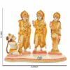 Lord Ram, Laxman, Goddess Sita, and Hanuman Polyresin Statue for Pooja Room, Home, and Office Decor