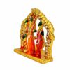 Ram Darbar, MATA Seeta Lord Ram & Hanuman Laxman Murti Idol in Golden EEfinitoctroplating for Worship & Gain Prosperity Religious Decoration for Home, Office, Gift for Vastu and Car Dashboard