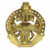 Metal Brass Panchmukhi Hanuman Idol Statue Murti for South Facing Main Door Entrance Vastu Remedies Home & Temple Decor (Size 4 Inches, Sw)