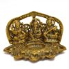 Laxmi Ganesh Saraswati Idol and Toran Free - Lakshmi Ganesh Murti Diwali Home Decoration Items Lakshmi Ganesh for Diwali puja Laxmi Ganesha Murti and Bandarwal (Toran) Free