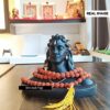 3 inch Height Adiyogi Statue with Rudraksha Mala for Car Accessories for Dash Board, Pooja & Gift, Decor Items for Home & Office, Made in India-3 Inch(Resin)