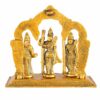 Metal Statue,Krishna,Ganesh ji,ram Darbar,Murti Playing Flute for Temple Pooja,Decor Your Home,Office & Gift Your Relatives,Showpiece Figurines,Religious Idol,Gift Article-5