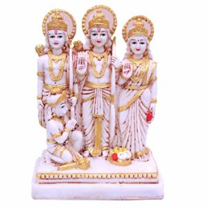 Ram darbar God Idol, Murti Figurine Religious Pooja Gift Items for Mandir | Temple | Home |Office (9 * 16 * 22 CM)
