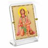 Gold Plated Hanuman Ji Acrylic Showpiece (Recta 1, Multicolour, Large)