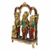 Brass Ram Darbar in Multicolor Height 11 Inch