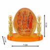 Ram Darbar Oval Shaped Murti for Car Dashboard, Office Table, Home, Mandir | Idol Statue Showpiece Decor Sculpture for Gift