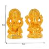 Laxmi Ganesh Idol Set for Diwali Pooja--Metal Gold Plated Laxmi Ganesha Murti Showpiece for Temple Decor (Laxmi Ganesh Idol)