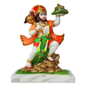 Lord Mahavir Pahad Sanjeevani Hanuman/Bajrangbali God Idol Statue Showpiece Figurine - Religious Pooja Murti Gift Item Home D?cor/Office/Temple