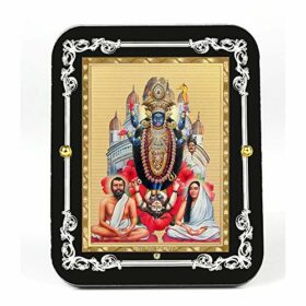 Gold Plated Ramakrishna Paramhansa with Goddess Kali ji God Idol for Home /Puja Ghar / Office (R1CB)
