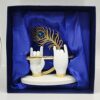 | Gold Plated Krishna Ji Hands With Flute Figurine | 24K Gold Plated With White Hand Of Krishna | Very Classical Piece For D?cor As Well As Wedding And Corporate Gifting Purposes - 7 Inc
