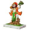 Marble Dust Polyresin Hanuman Ji Statue for Pooja Home Temple, White