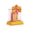 Golden Ram Darbar Statues/Hindu God Idol Acrylic Frame Showpiece | Car Dashboard | Office Table (10 x 8 Centimeters)