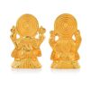 Metal Hand Carved Laxmi Ganesh Statue for Home Decor, Diwali Gift, Puja Gifts