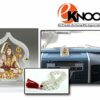 Foil, Acrylic Shiv Ji With Japa Mala Idol, 4 cm x 8 cm x 6.5 cm, Multicolour