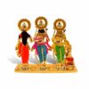 3D Ram Darbar Idol Multi Color Metal Statue for Home Mandir Office Table Decor Car Dashboard Showpiece