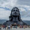 Resin Lord Adiyogi Mahadev Shiv Shankara Showpiece Idol Murti Statue For Car Dashboard, 6 X 4.5 X 4 Inches, Black