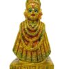 Shyam Baba Brass Hand Painted Decorative Big Size Heavy Weight Idol L8.5xB6.5xH15cm