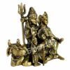 Brass Shiva Parvati Ganesh Shiv Pariwar Family Idol Murti Statue