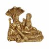 Version 1.0.0 Brass Lakshmi Vishnu Idol Statue 7 Inches Religious Deity Home Decor