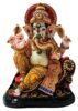 Resin Lord Ganesha Idol Ganesh Murti Statue Home Decor Ganeshji for Gift Showpiece (19 x 12 x 25) cm Multicolour,1 Piece