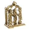 Brass Ram Darbar Idol Statue for Home Decor - Bhagwan Ram, Sita, Laxman, Hanuman - Mandir Temple Decoration
