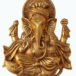 Metal Ganesh Idol Wall Hanging